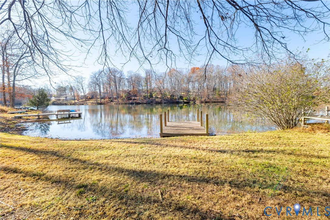 2015 Oneida Road Powhatan, VA 23139 - Photo 2 of 24 Dock area with a yard and a water view