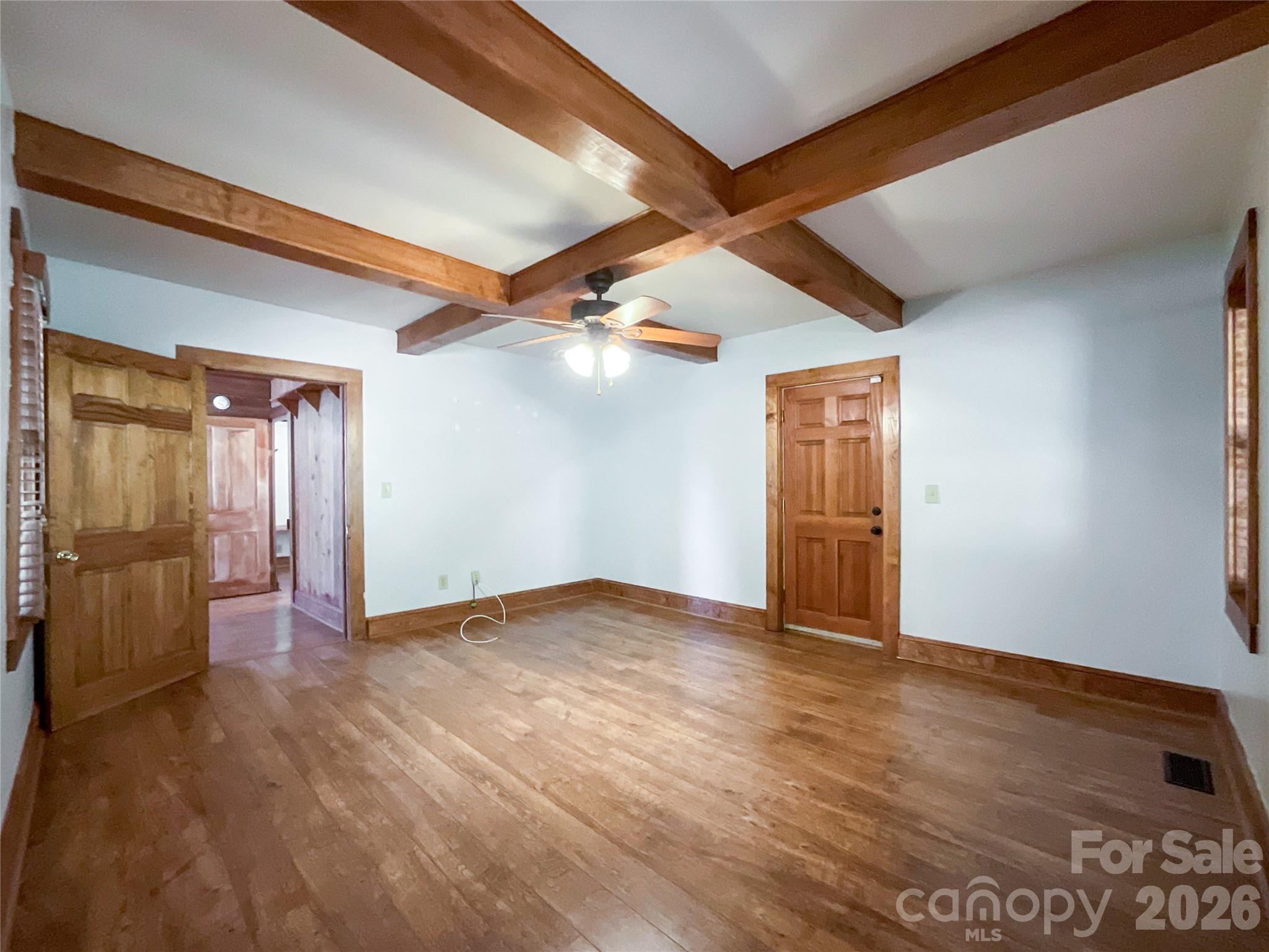 2006 Okeewemee Road Star, NC 27356 - Photo 15 of 47 a view of an empty room with wooden floor and a window