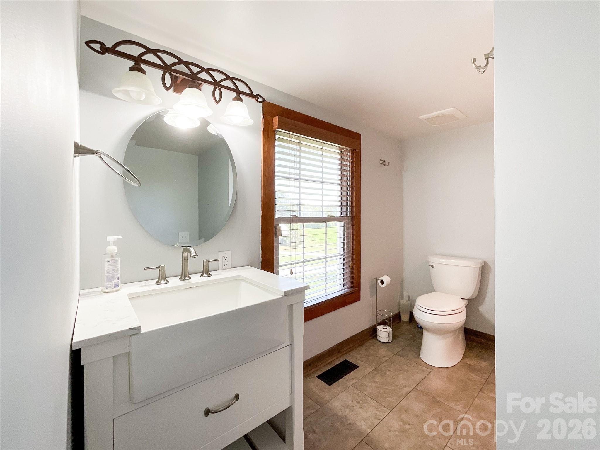 2006 Okeewemee Road Star, NC 27356 - Photo 22 of 47 a bathroom with a sink a toilet and a mirror