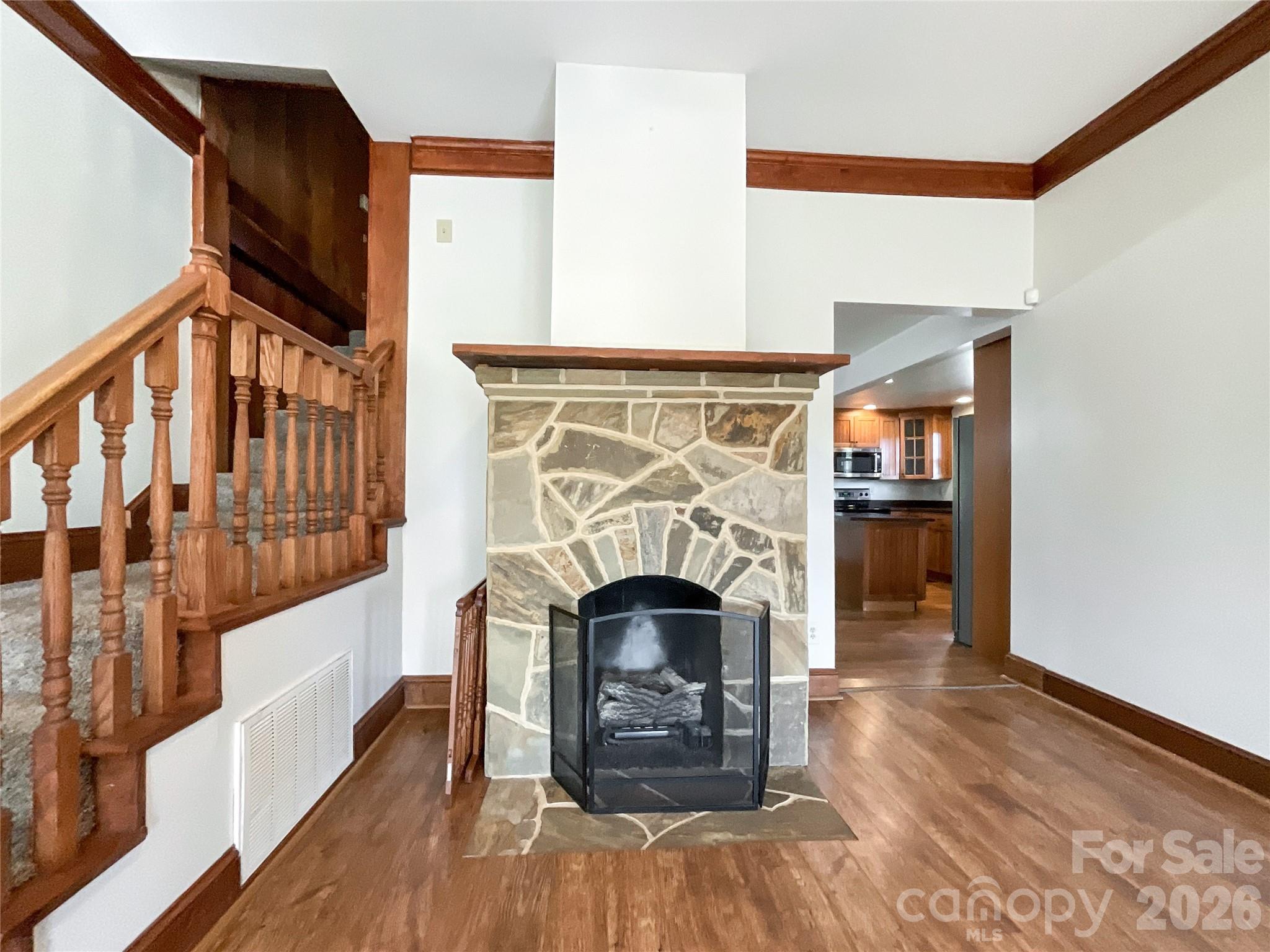 2006 Okeewemee Road Star, NC 27356 - Photo 28 of 47 a living room with furniture and a fireplace