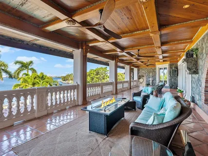 a bathroom with a sink and a large mirror