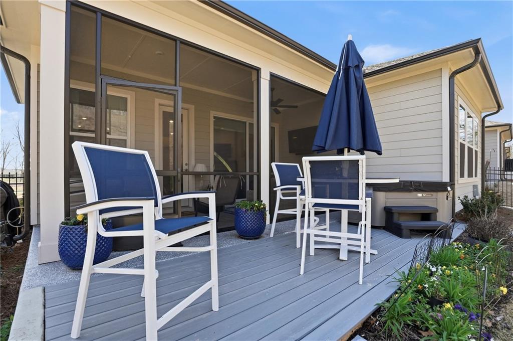 6742 Welcome Road Flowery Branch, GA 30542 - Photo 31 of 48 a view of house with outdoor seating space