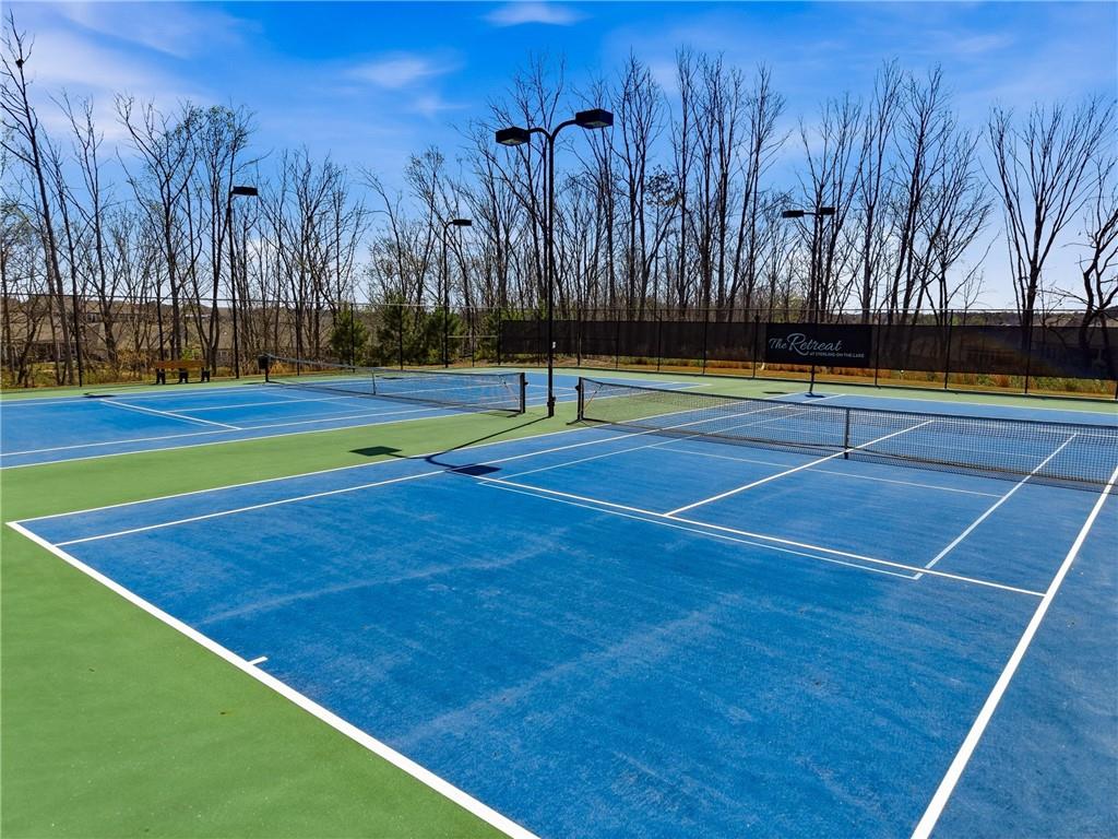 6742 Welcome Road Flowery Branch, GA 30542 - Photo 45 of 48 a view of tennis court