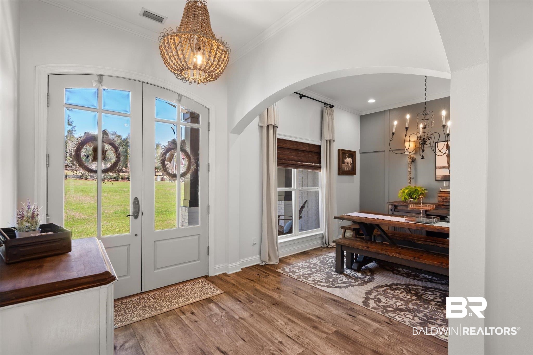 14281 Timber Ridge Drive Loxley, AL 36551 - Photo 7 of 69 Foyer and Formal Dining Room View