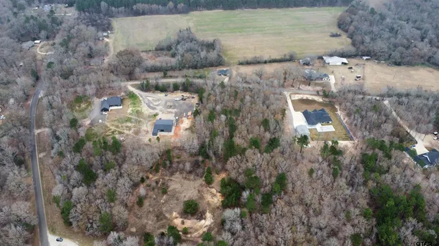 a aerial view of residential house with outdoor space