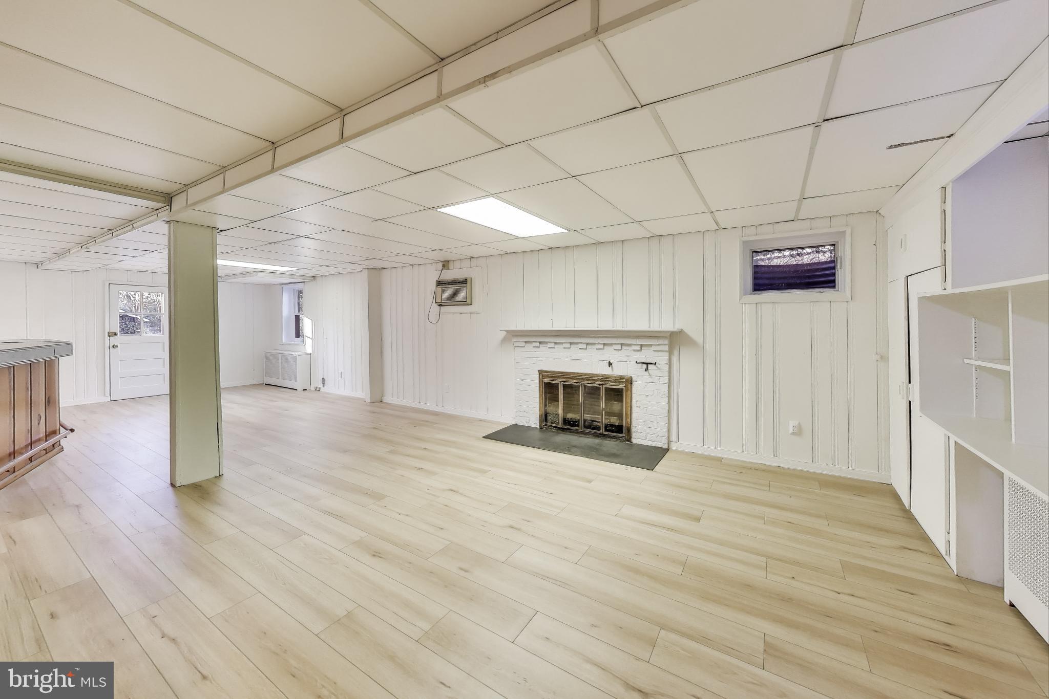 9214 Kingsbury Drive Silver Spring, MD 20910 - Photo 37 of 67 Basement Rec Room with Firplace