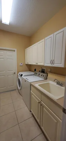 a view of a lake with houses