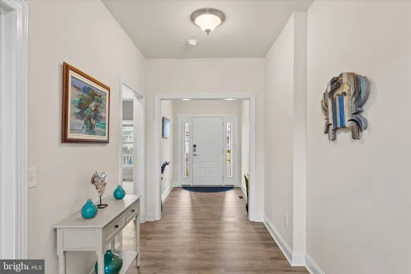 a workspace with furniture and window