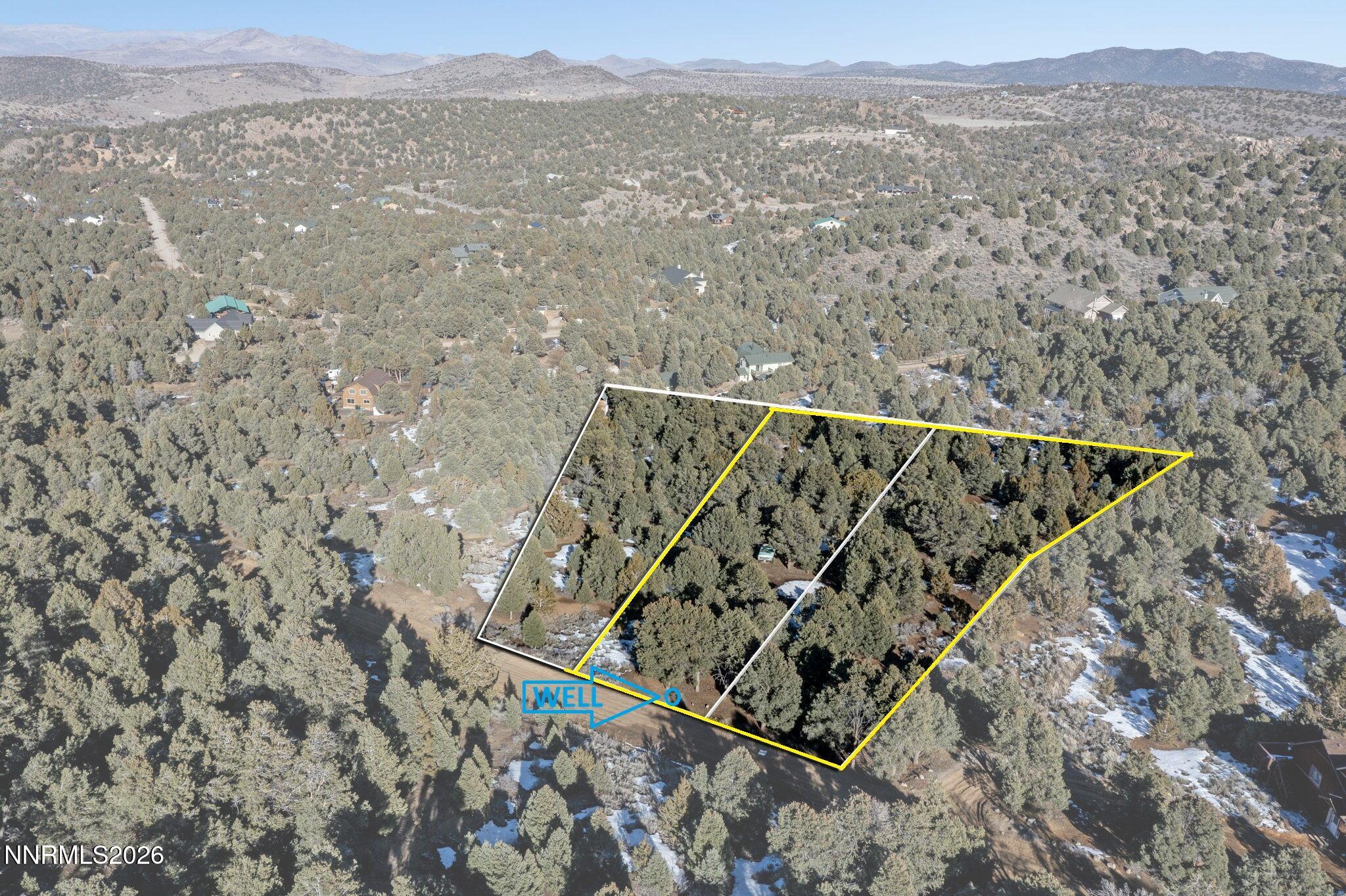 21740 Clemens Road Reno, NV 89521 - Photo 25 of 25 Lot 60 Lot lines and well