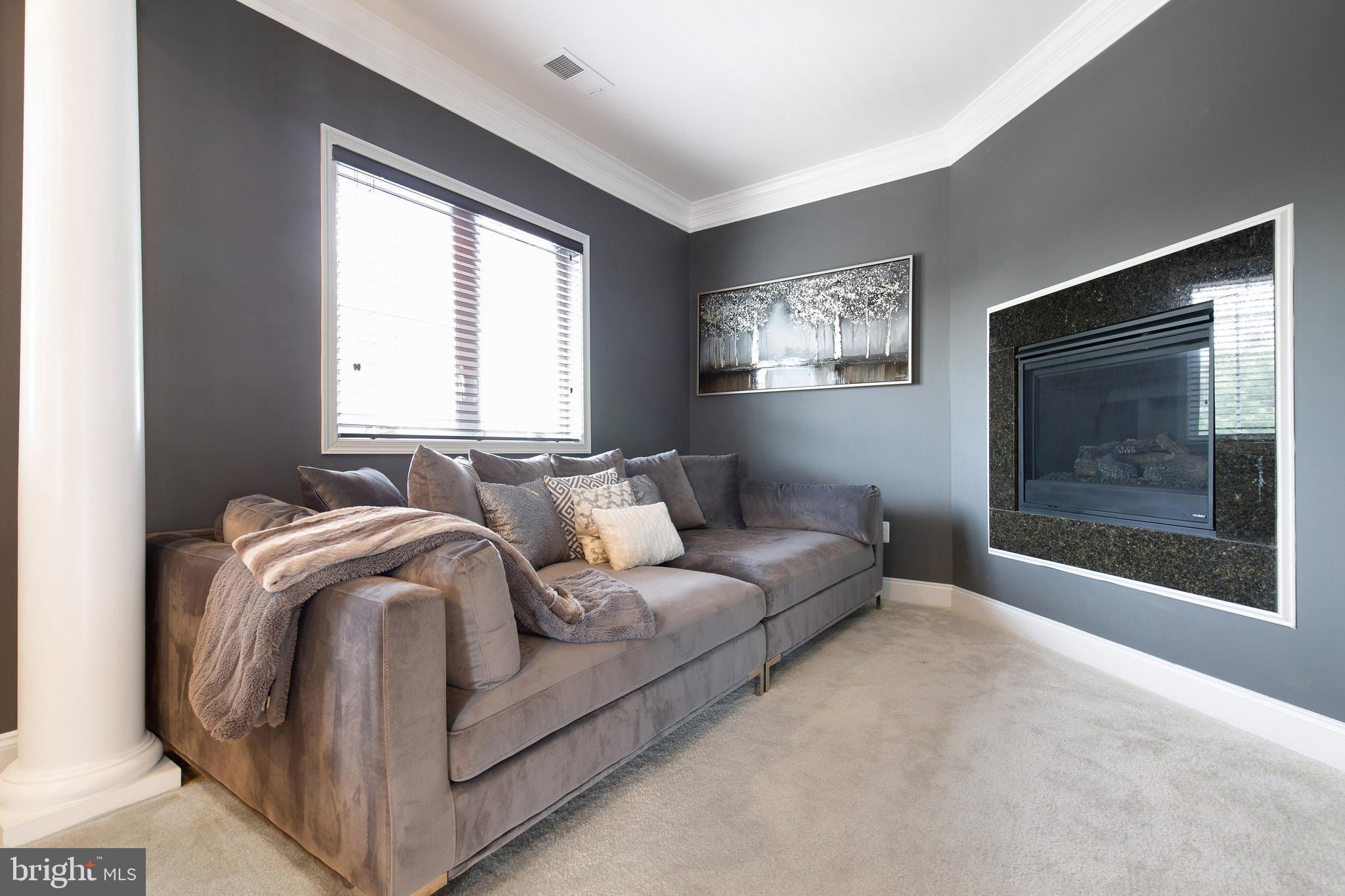 4201 Rolling Paddock Drive Upper Marlboro, MD 20772 - Photo 35 of 62 a living room with a bed furniture and a flat screen tv