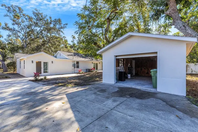 a view of a city with an ocean