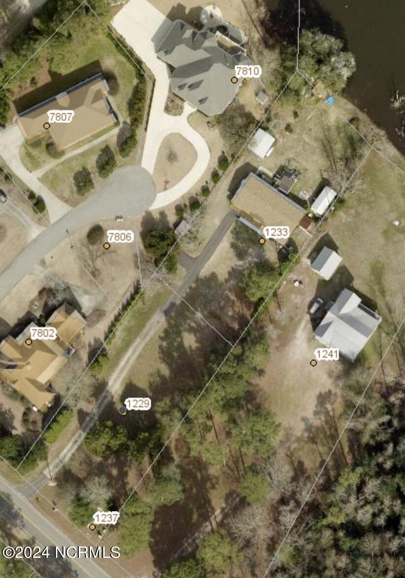 1229 Edgwater club dr aerial with lot li