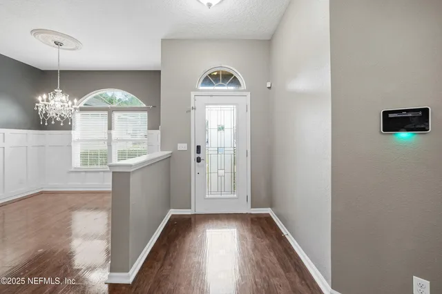 a view of a livingroom with a window