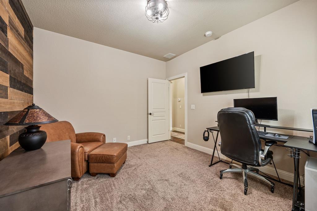 5209 Edgebrook Way Fort Worth, TX 76244 - Photo 20 of 33 a view of a livingroom with workspace and a couch