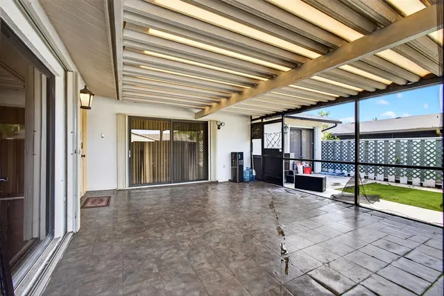 a house view with a sitting space