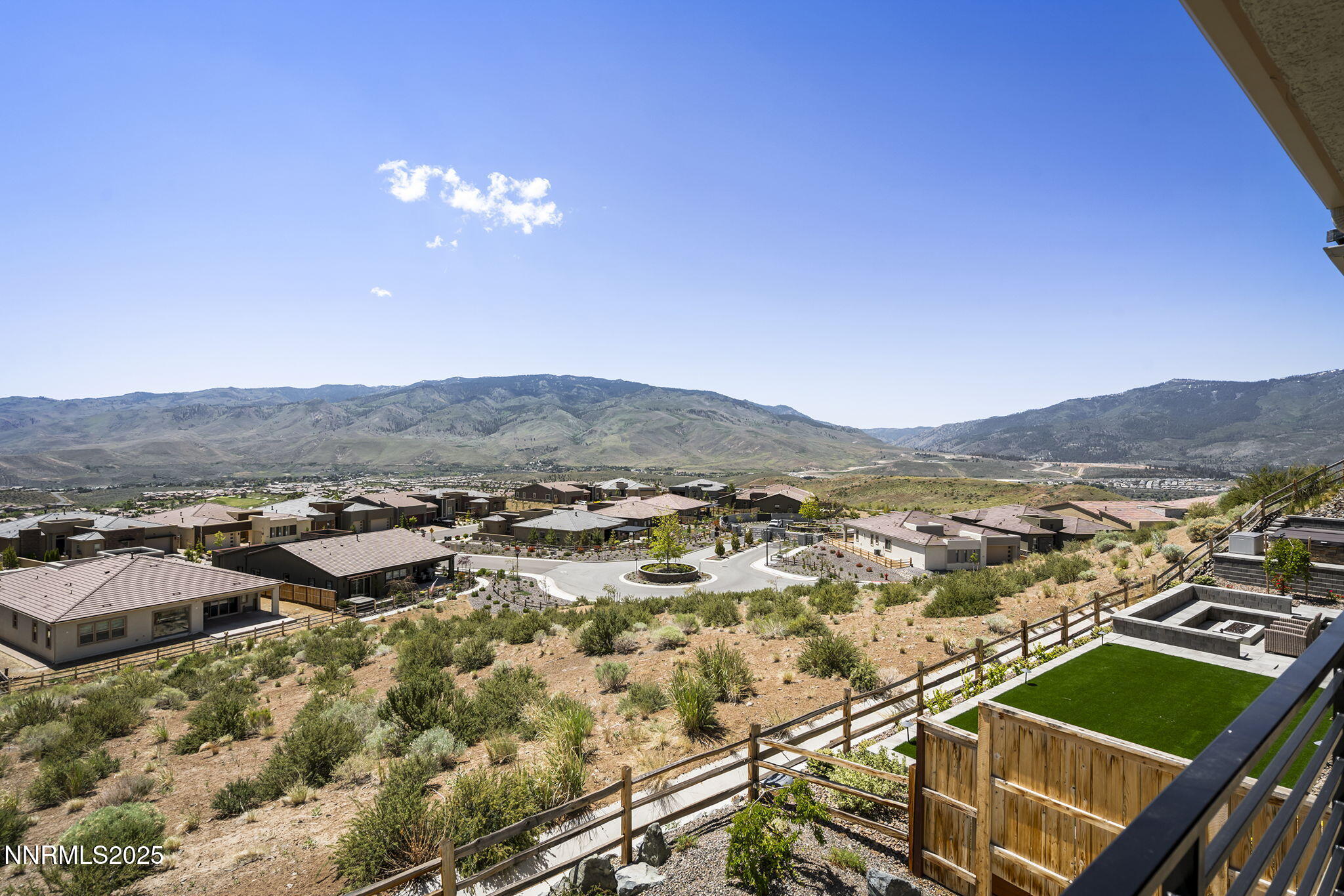 9192 Graycliff Lane Reno, NV 89523 - Photo 31 of 37 Deck view west day