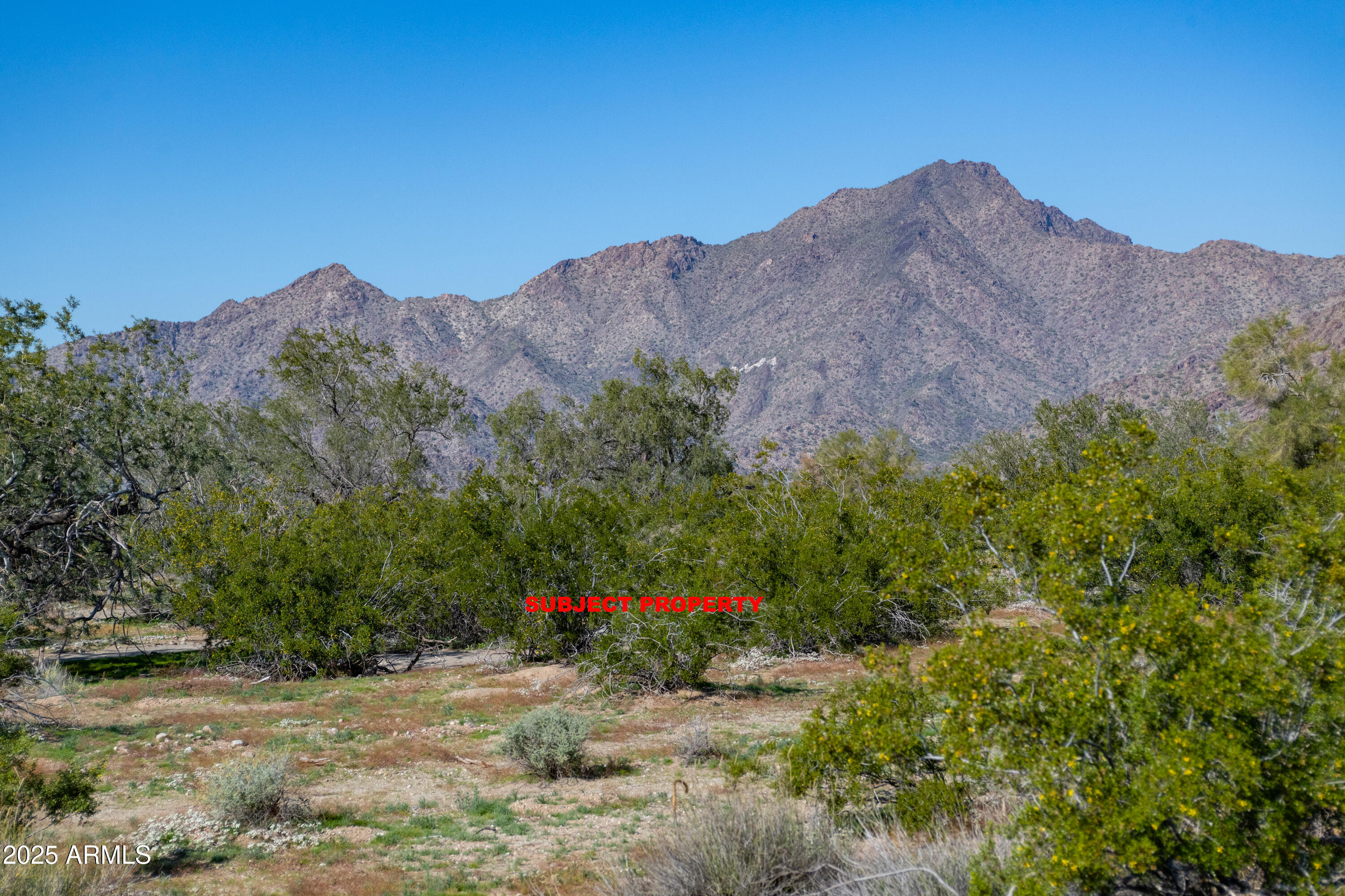 2-acres East 2-acres E Ocotillo (no Address) Road Laveen, AZ 85339 - Photo 5 of 25 a view of a dry yard with mountains in the background