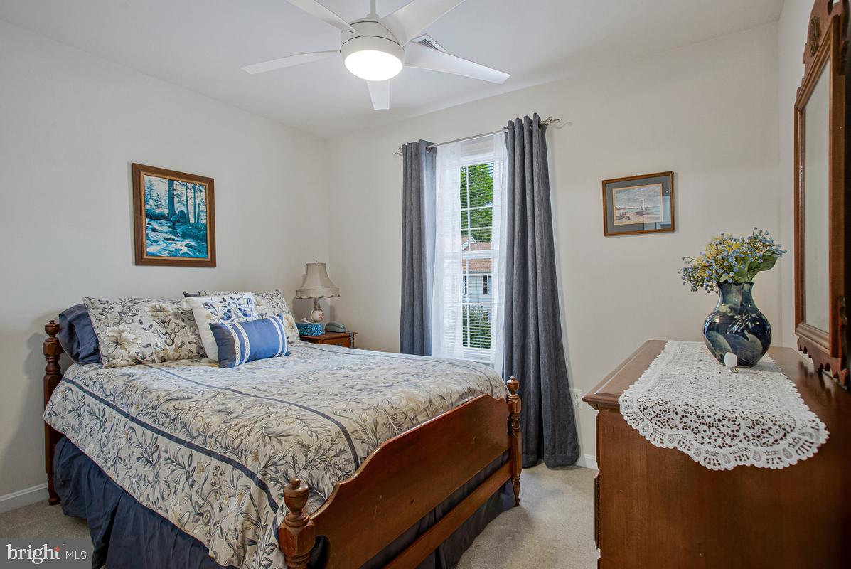 224 Tilden Way, Unit 224 Edgewater, MD 21037 - Photo 33 of 49 The third bedroom has a ceiling fan with a light.