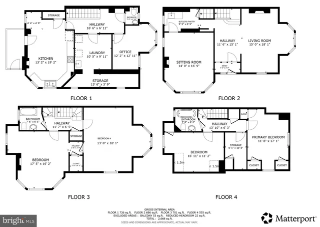 $1,590,000 | 2516 Cliffbourne Place Northwest, Washington, DC 20009