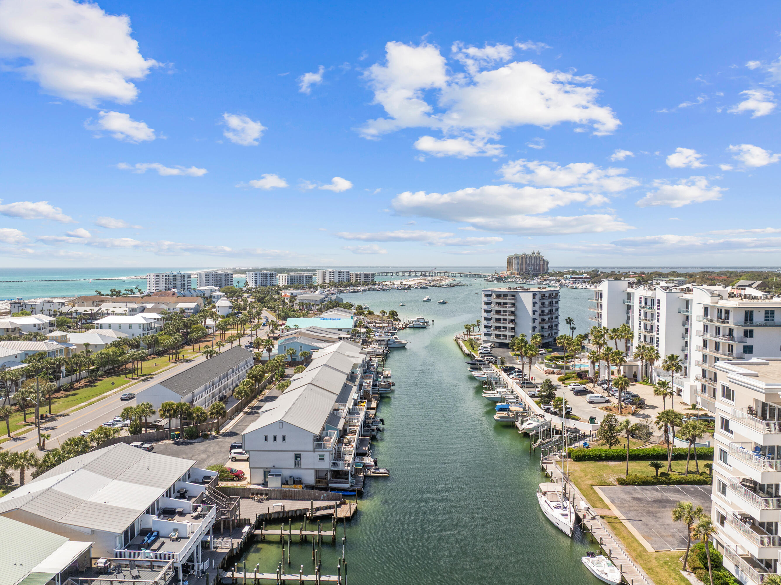 197 Durango Road, Unit 3D Destin, FL 32541 - Photo 39 of 43 an aerial view of city and lake