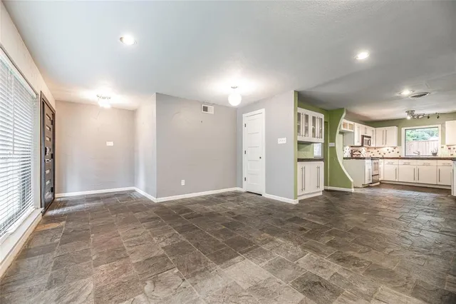 a view of an empty room