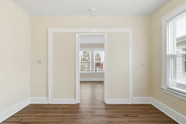 a view of livingroom with hardwood