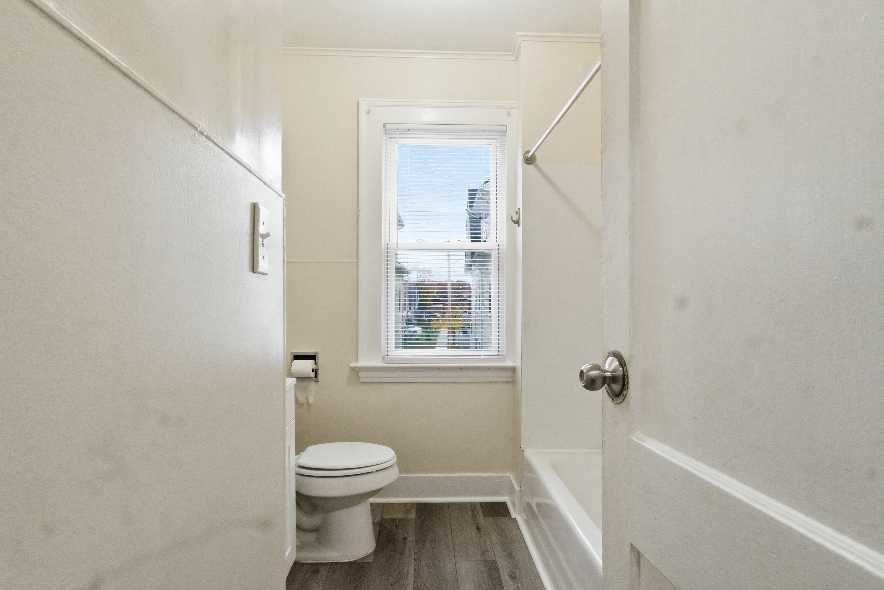 46 Court Street, Unit 2 West Haven, CT 06516 - Photo 8 of 9 a bathroom with a toilet and a shower