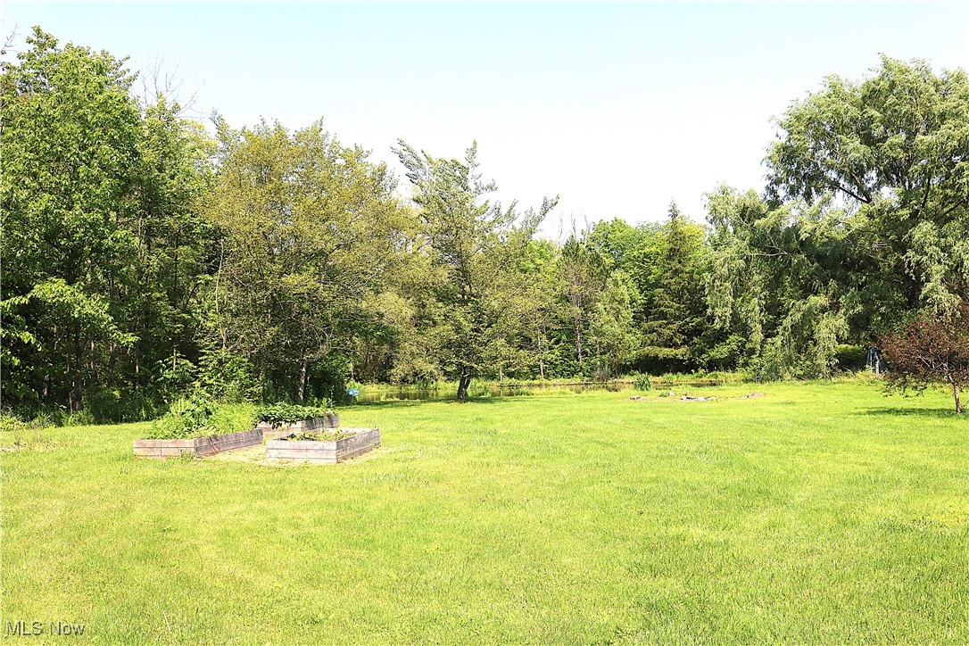 14485 Bass Lake Road Newbury, OH 44065 - Photo 6 of 22 View of grassy yard with a garden