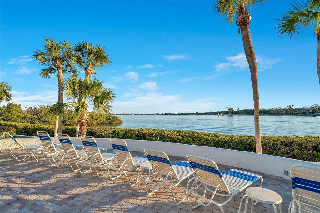 1646 Stickney Point Road, Unit 1646101 Sarasota, FL 34231 - Photo 33 of 67 a view of lake from balcony with seating space
