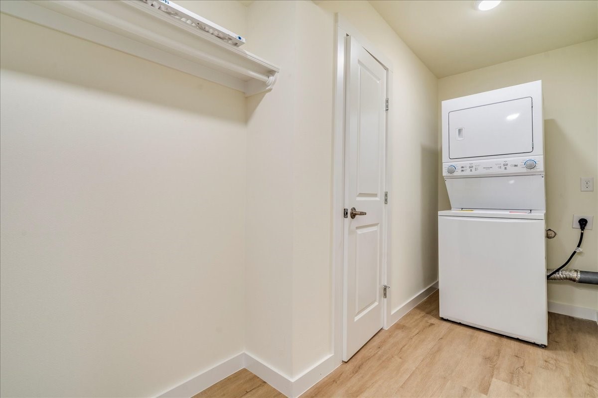 1120 Spur Street Austin, TX 78721 - Photo 20 of 31 a view of a storage & utility room with washer and dryer