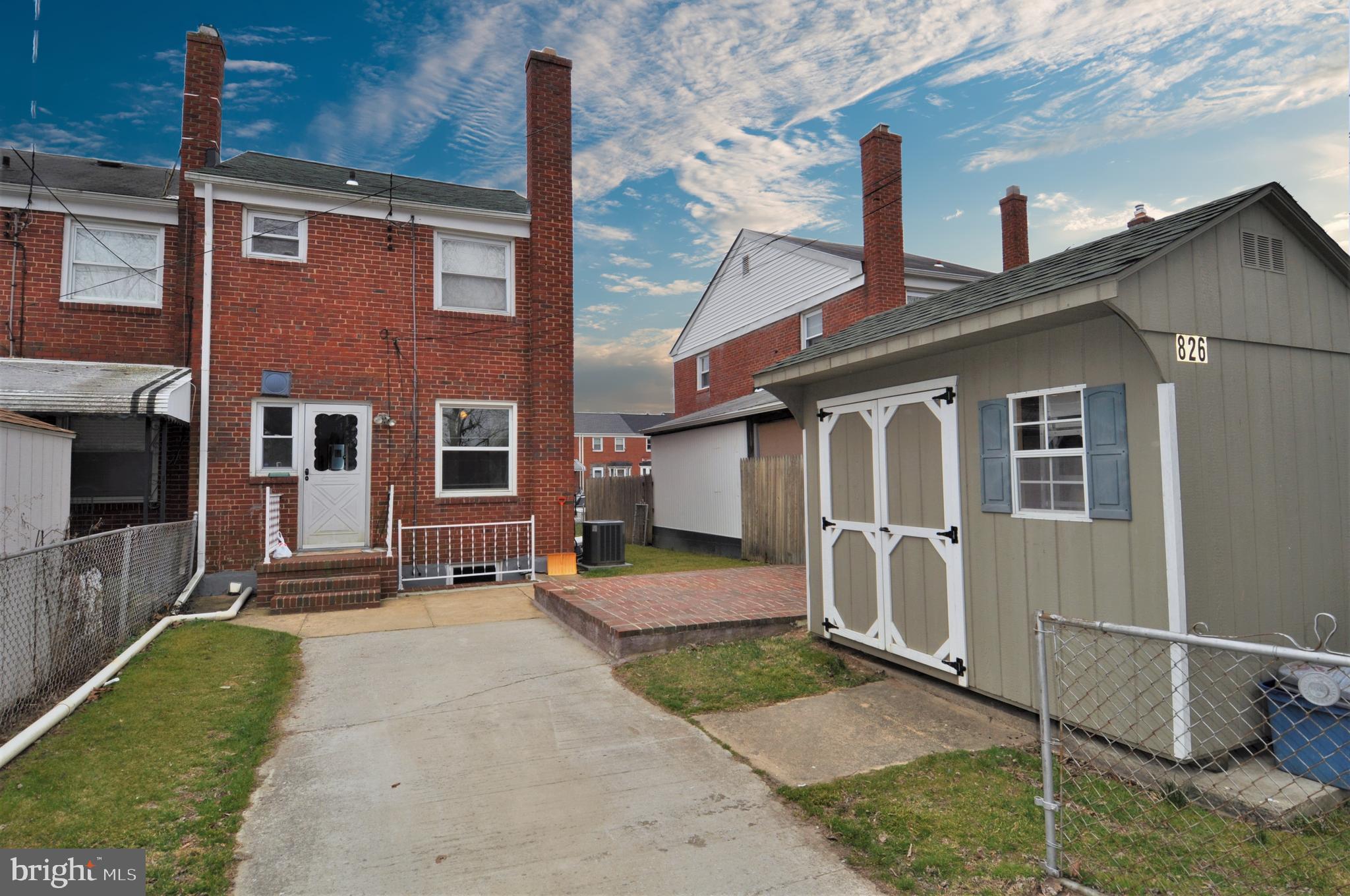 826 Middlesex Road Baltimore, MD 21221 - Photo 22 of 24 Rear View Of Home