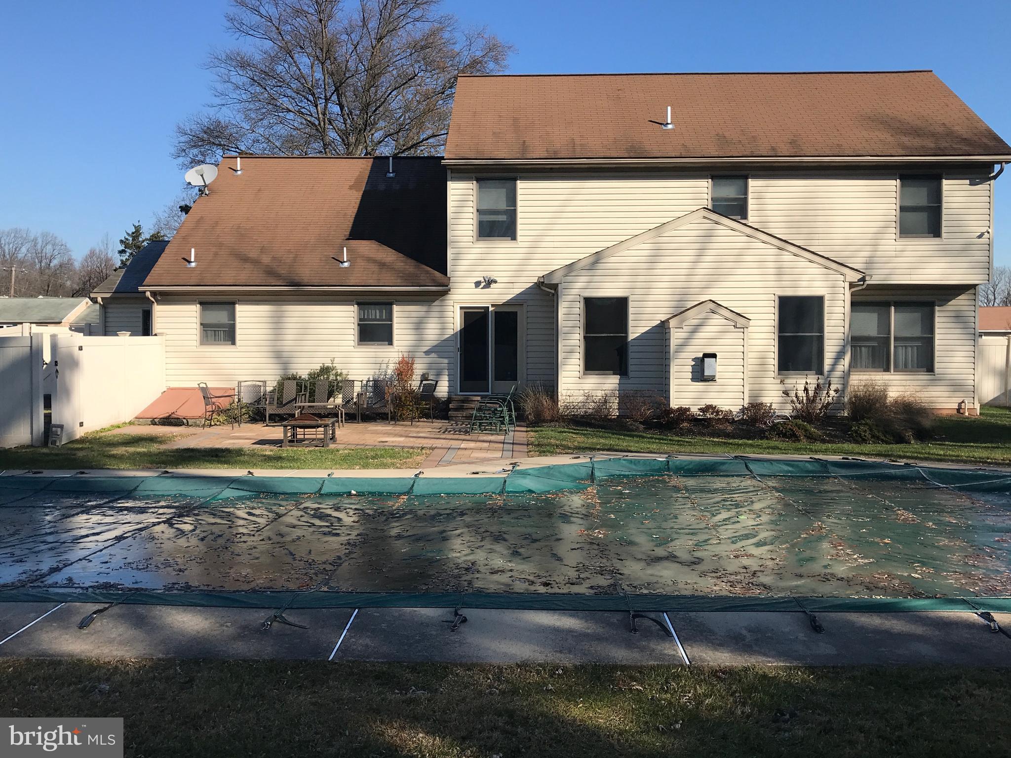 1328 Clyde Road Warminster, PA 18974 - Photo 19 of 22 exterior rear with pool