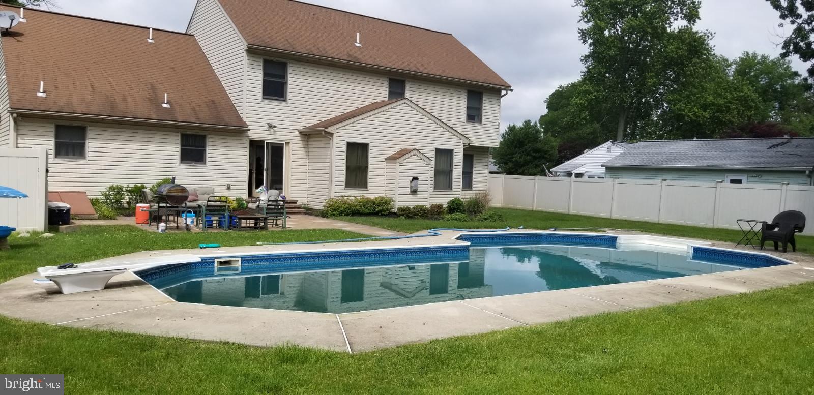 1328 Clyde Road Warminster, PA 18974 - Photo 20 of 22 exterior rear with pool