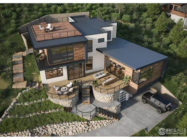 a view of a lake with a mountain