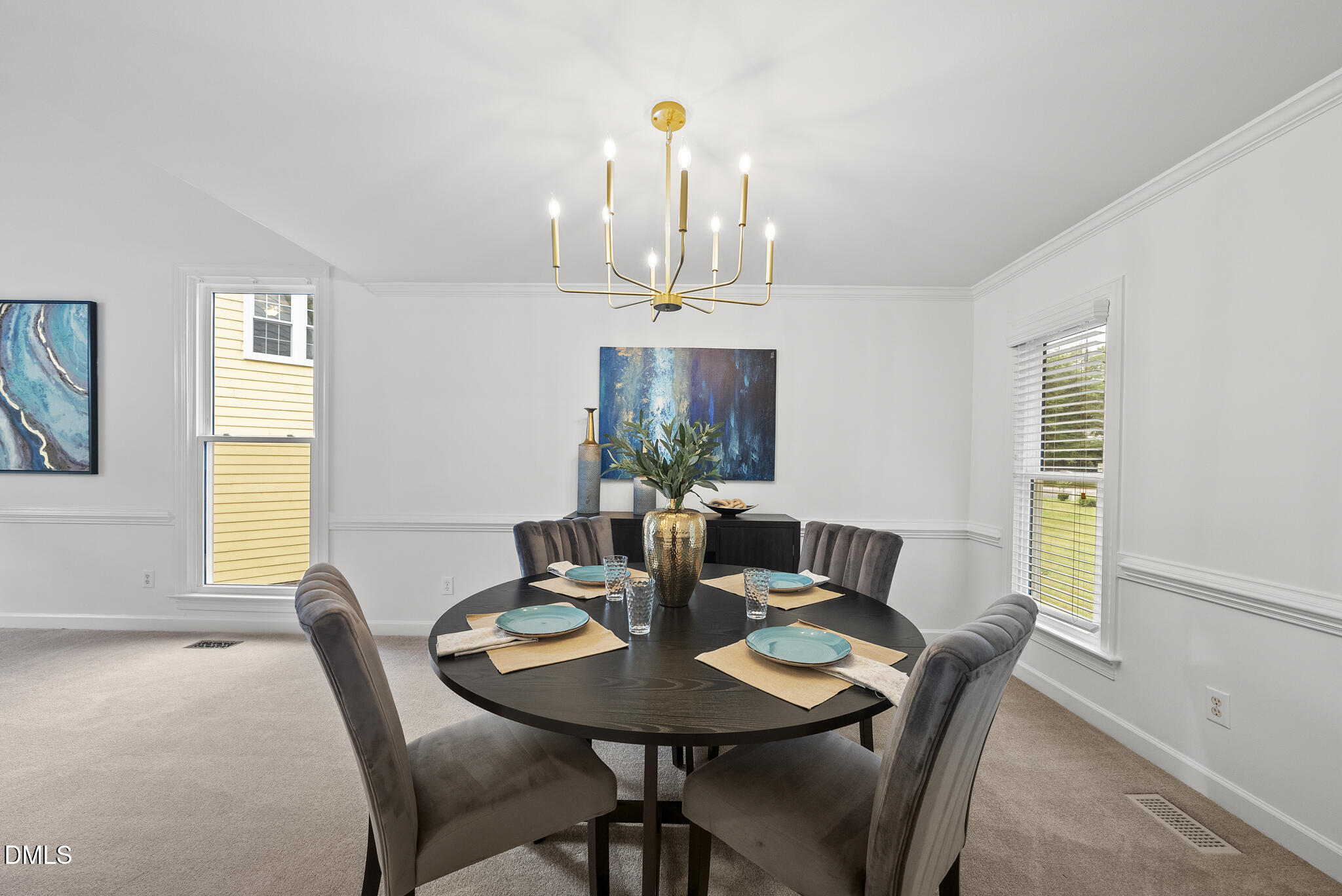 5316 Easthorpe Drive Raleigh, NC 27613 - Photo 8 of 53 a view of a dining room with furniture window and outside view