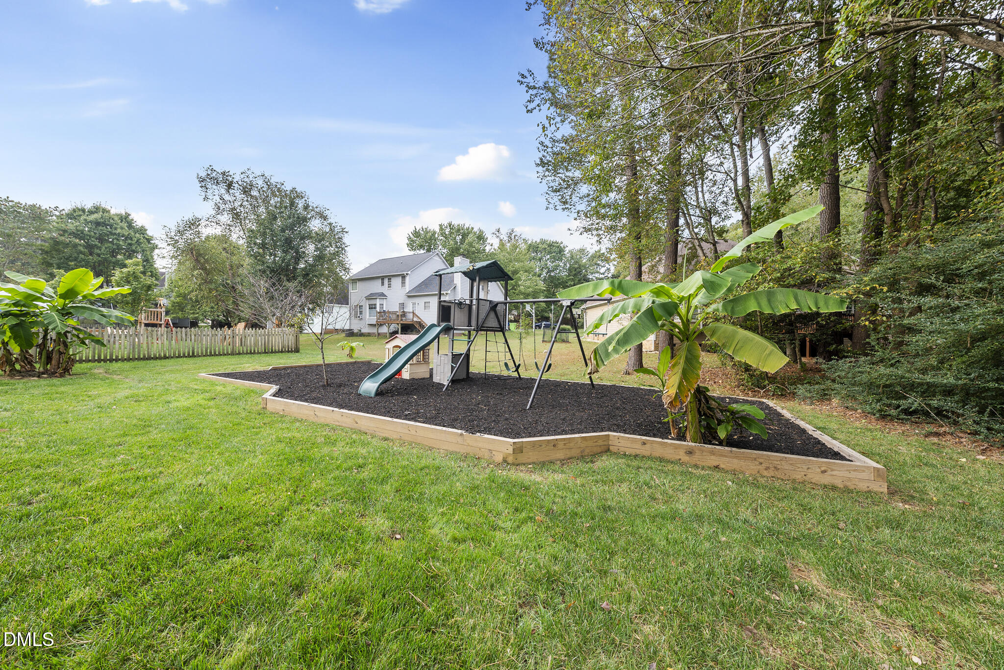 5316 Easthorpe Drive Raleigh, NC 27613 - Photo 36 of 53 a view of a park with swings and slides