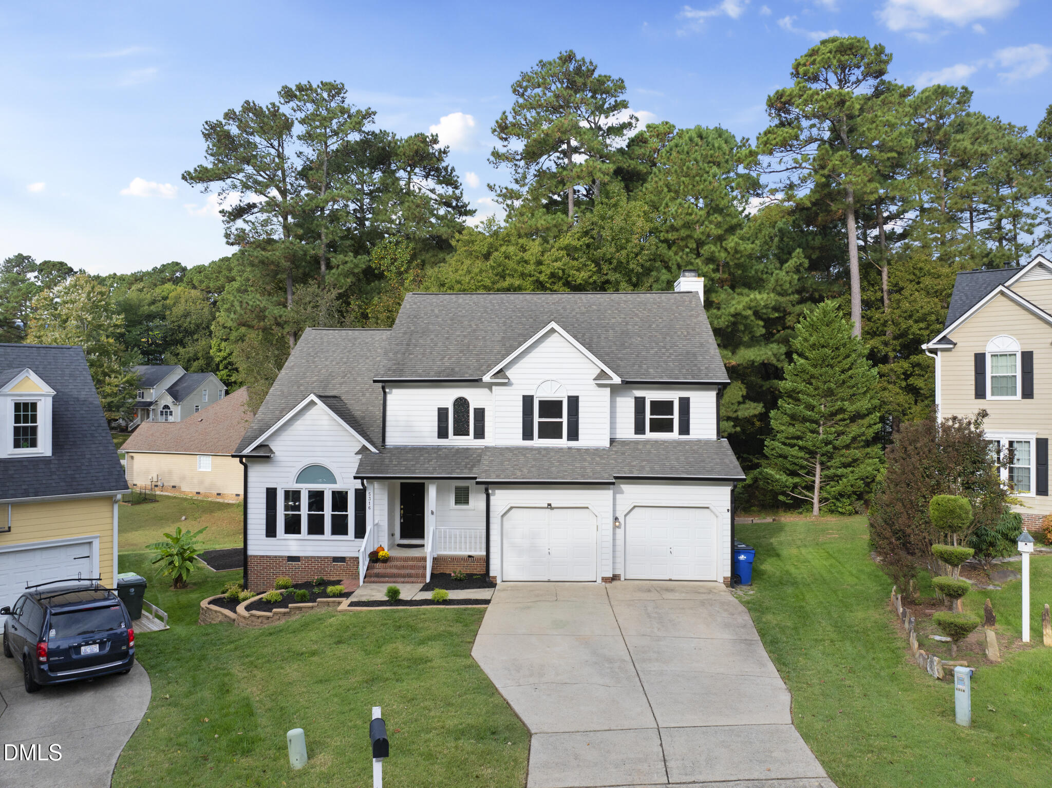 5316 Easthorpe Drive Raleigh, NC 27613 - Photo 41 of 53 a aerial view of a house with garden
