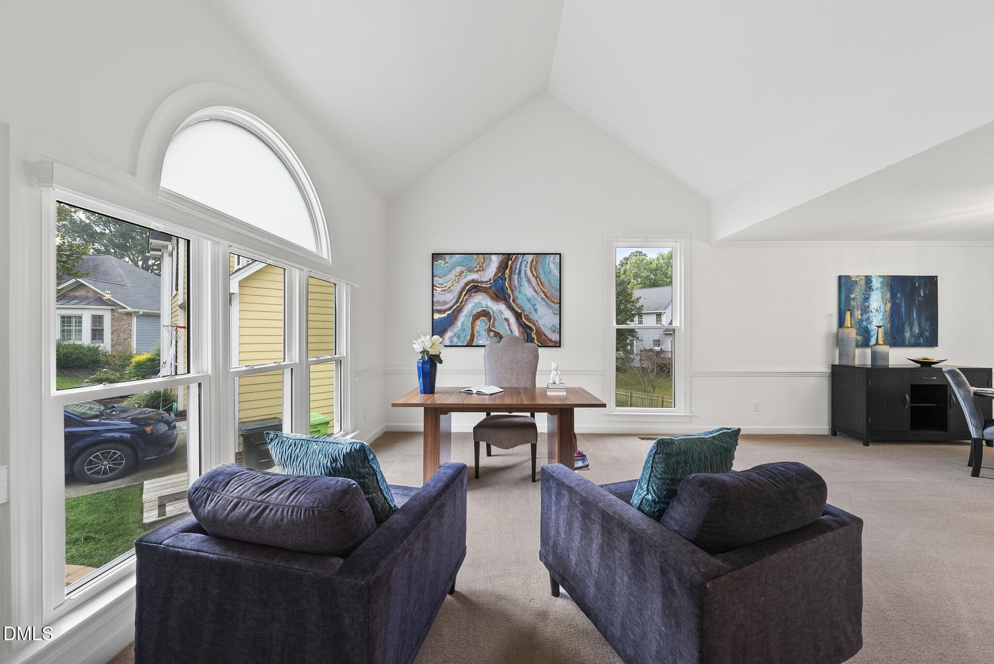 5316 Easthorpe Drive Raleigh, NC 27613 - Photo 3 of 53 a living room with furniture and a large window