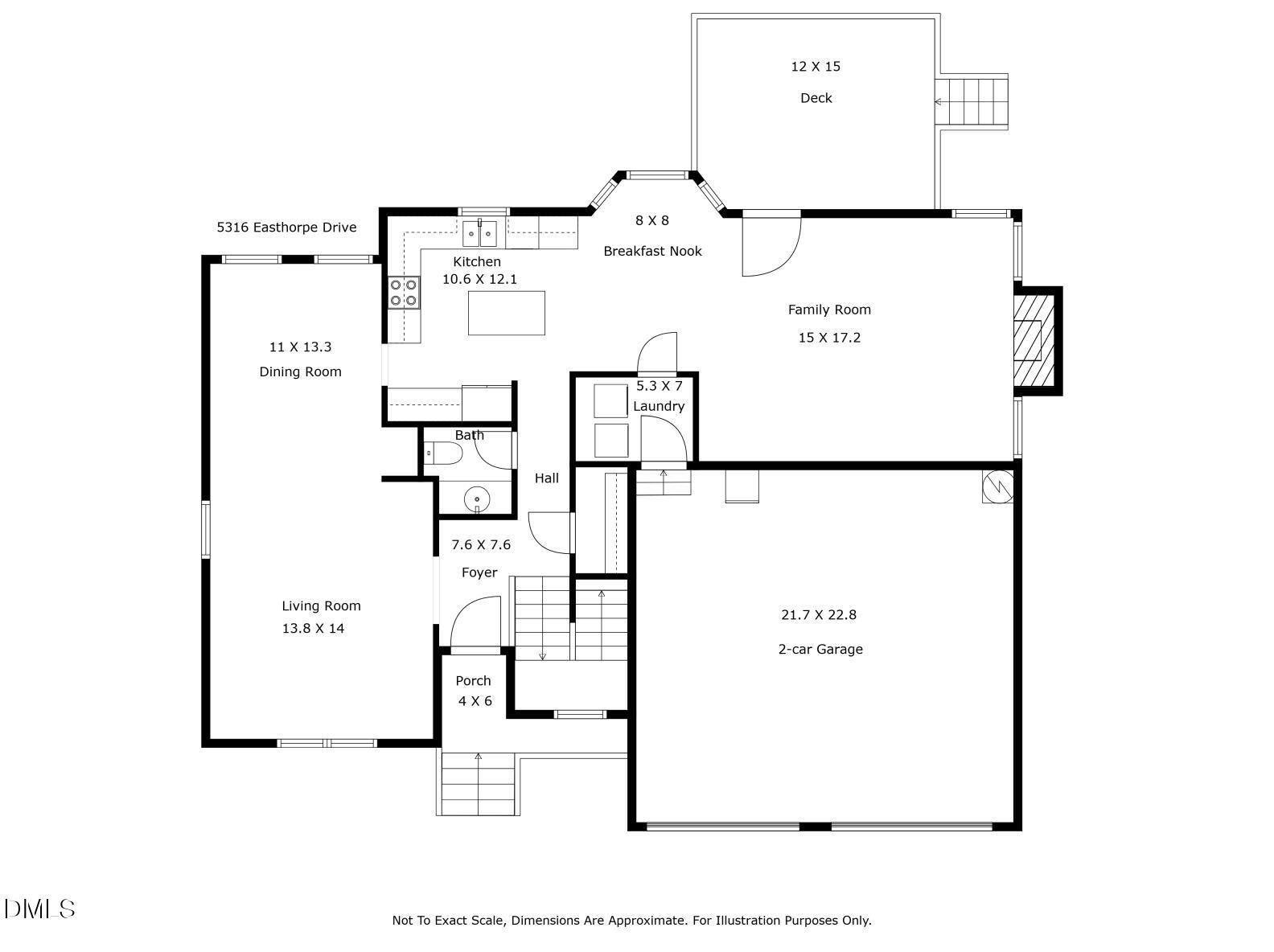 5316 Easthorpe Drive Raleigh, NC 27613 - Photo 48 of 53 a picture of a open white and white walls