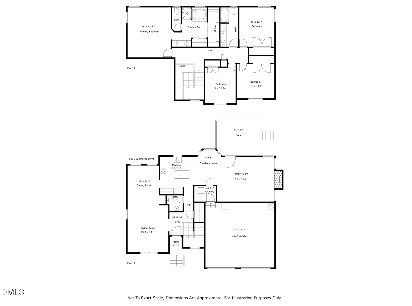 5316 Easthorpe Drive Raleigh, NC 27613 - Photo 53 of 53 a picture of a floor plan