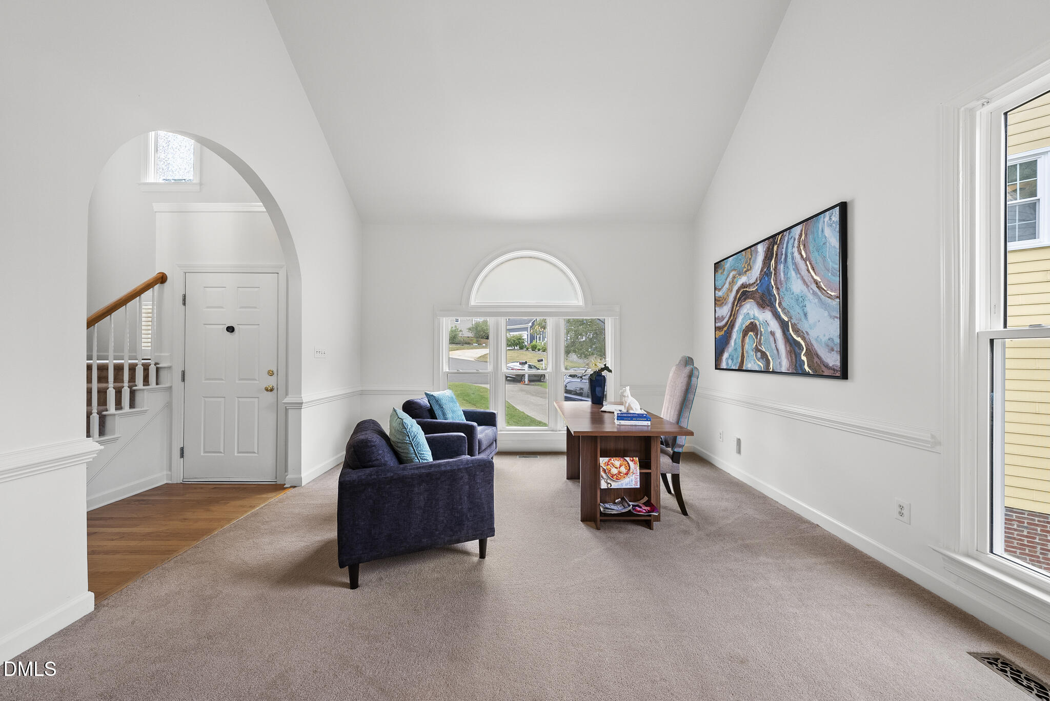 5316 Easthorpe Drive Raleigh, NC 27613 - Photo 5 of 53 a living room with furniture and a large window