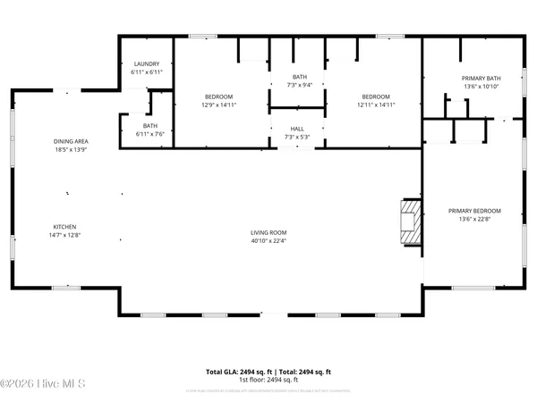 $520,000 | 129 Cabin Branch Road, Tarboro, NC 27886