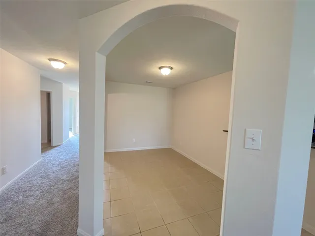 an empty room with a empty space