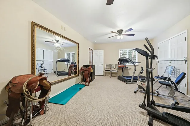 a view of street from balcony
