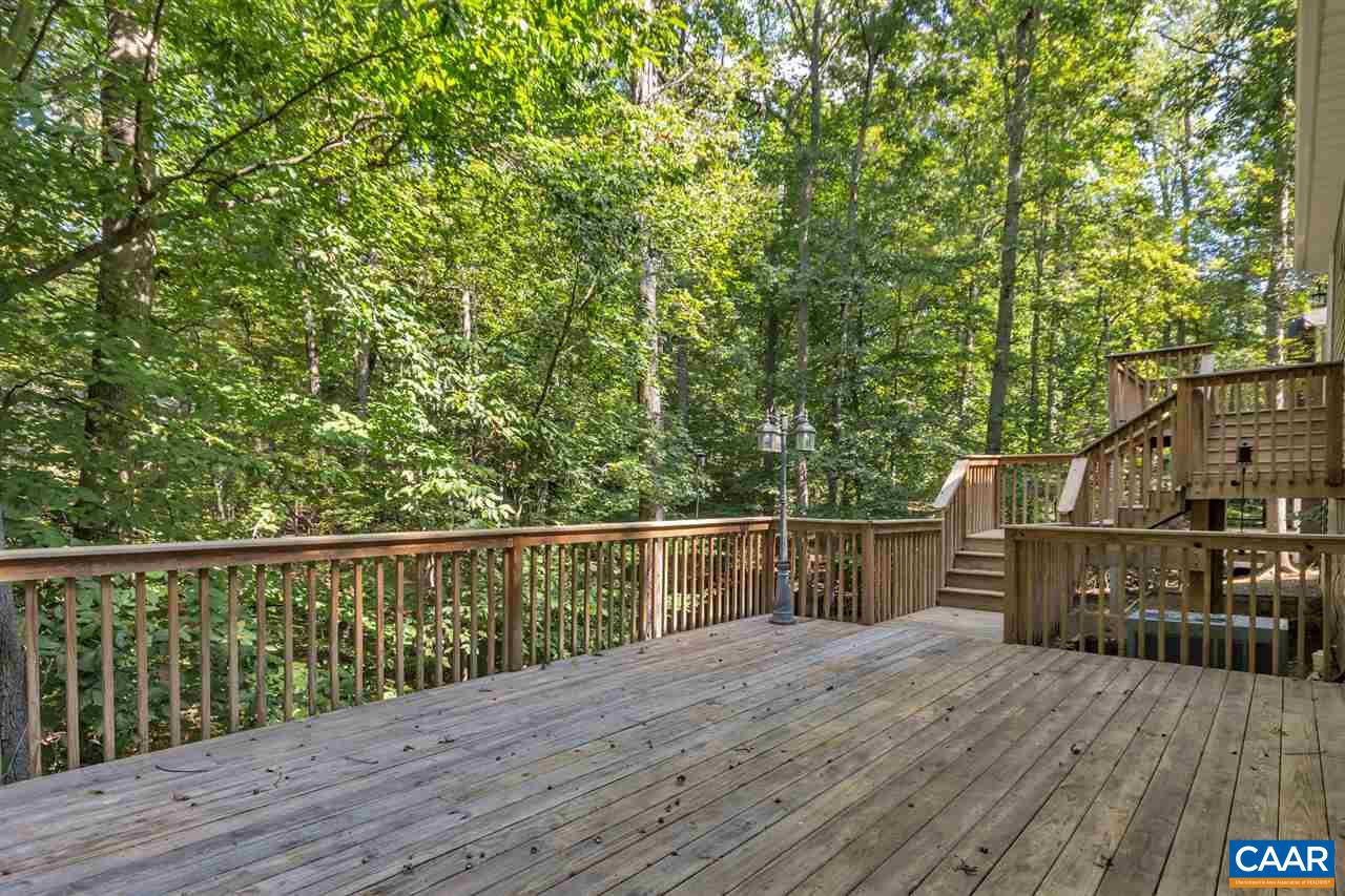 67 Amethyst Road Palmyra, VA 22963 - Photo 26 of 33 a view of a balcony with wooden floor