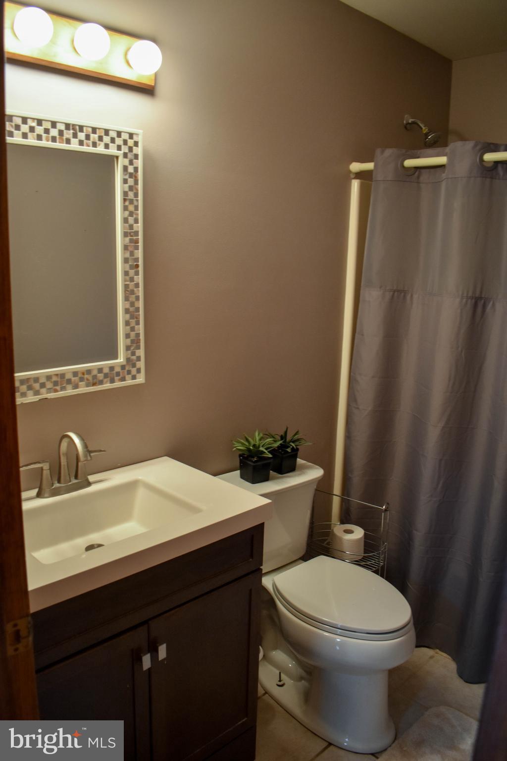 15 Sandyhook Road Ocean Pines, MD 21811 - Photo 28 of 29 a bathroom with a sink a toilet a mirror and shower