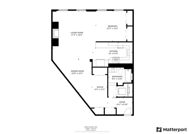 a picture of a floor plan