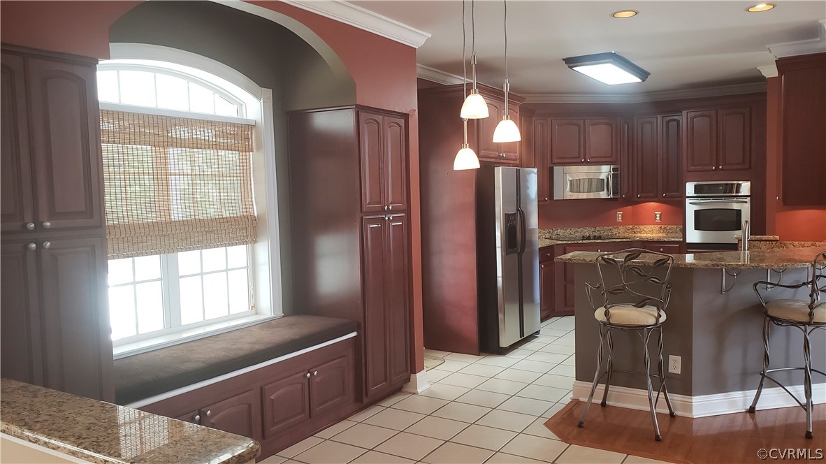 0 Green Bay Road Rice, VA 23966 - Photo 4 of 32 a kitchen with stainless steel appliances granite countertop a refrigerator and a sink