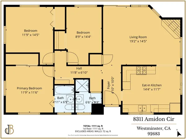 $925,000 | 8311 Amidon Circle, Westminster, CA 92683