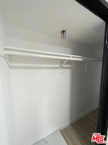 a close view of closet